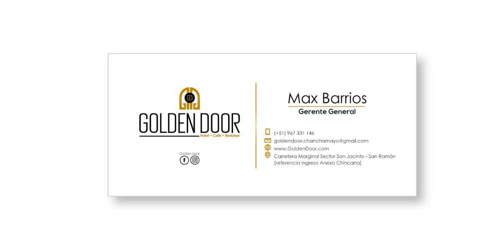 Logos Perú - Identidad Corporativa: Golden Door